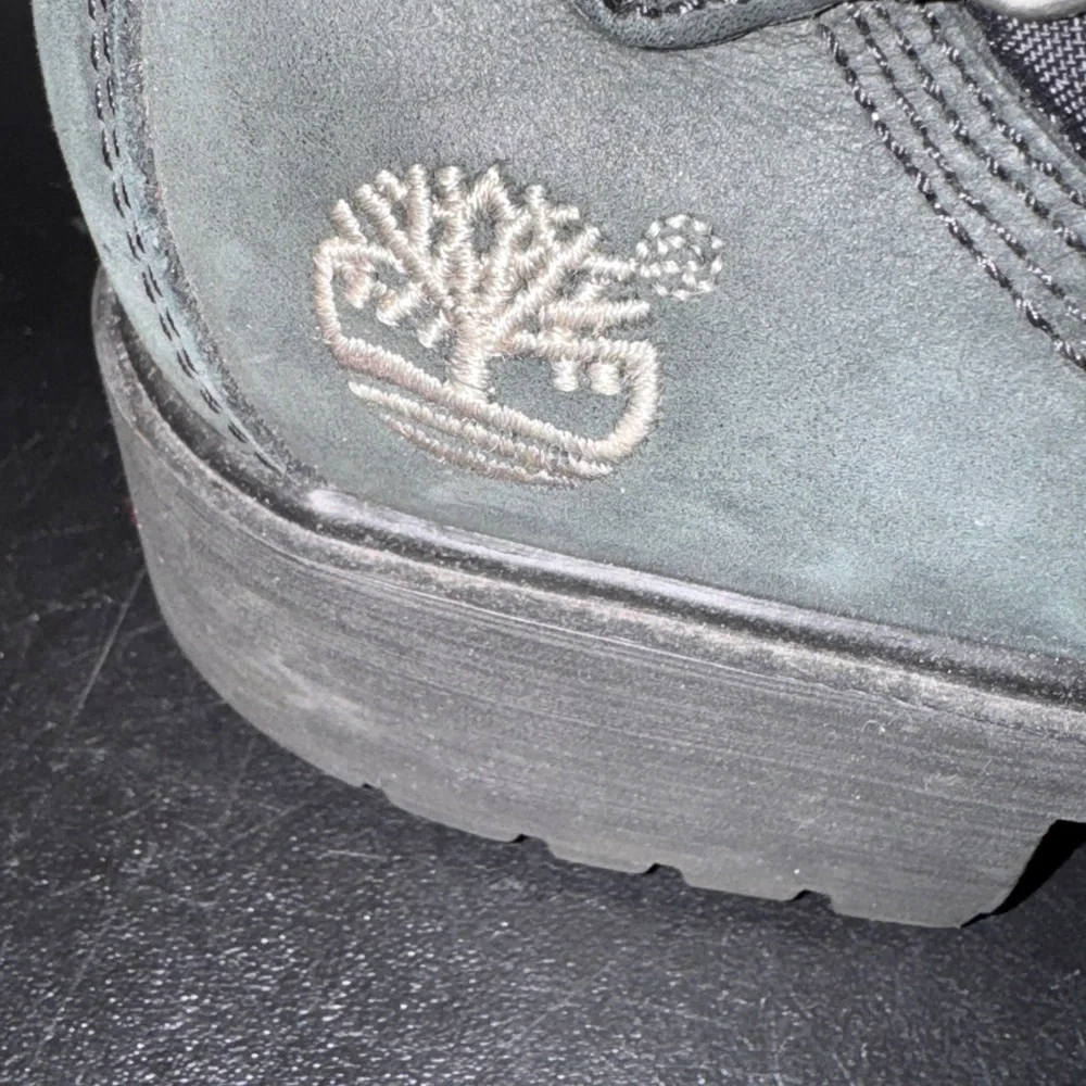 Timberland Green suede Sherpa Winter ankle Boots size 8.5